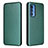 Funda de Cuero Cartera con Soporte Carcasa L02Z para Motorola Moto Edge S Pro 5G Verde