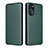 Funda de Cuero Cartera con Soporte Carcasa L02Z para Motorola Moto G 5G (2022) Verde