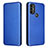 Funda de Cuero Cartera con Soporte Carcasa L02Z para Motorola Moto G Play (2023) Azul