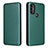 Funda de Cuero Cartera con Soporte Carcasa L02Z para Motorola Moto G Play (2023) Verde