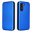 Funda de Cuero Cartera con Soporte Carcasa L02Z para Motorola Moto G200 5G Azul