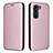 Funda de Cuero Cartera con Soporte Carcasa L02Z para Motorola Moto G200 5G Oro Rosa