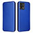 Funda de Cuero Cartera con Soporte Carcasa L02Z para Motorola Moto G72 Azul