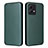 Funda de Cuero Cartera con Soporte Carcasa L02Z para Motorola Moto G84 5G Verde