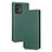 Funda de Cuero Cartera con Soporte Carcasa L02Z para Motorola Moto X40 5G Verde