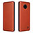 Funda de Cuero Cartera con Soporte Carcasa L02Z para Nokia C10 Marron