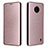 Funda de Cuero Cartera con Soporte Carcasa L02Z para Nokia C10 Oro Rosa