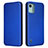 Funda de Cuero Cartera con Soporte Carcasa L02Z para Nokia C12 Azul