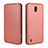 Funda de Cuero Cartera con Soporte Carcasa L02Z para Nokia C2 Marron