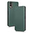 Funda de Cuero Cartera con Soporte Carcasa L02Z para Nokia C210 Verde