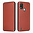 Funda de Cuero Cartera con Soporte Carcasa L02Z para Nokia G11 Plus Marron