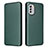 Funda de Cuero Cartera con Soporte Carcasa L02Z para Nokia G60 5G Verde