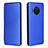 Funda de Cuero Cartera con Soporte Carcasa L02Z para Nokia X10 Azul