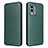 Funda de Cuero Cartera con Soporte Carcasa L02Z para Nokia X30 5G Verde