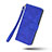 Funda de Cuero Cartera con Soporte Carcasa L02Z para Nothing Phone 1 Azul