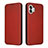 Funda de Cuero Cartera con Soporte Carcasa L02Z para Nothing Phone 2 Marron