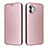 Funda de Cuero Cartera con Soporte Carcasa L02Z para Nothing Phone 2 Oro Rosa