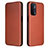 Funda de Cuero Cartera con Soporte Carcasa L02Z para OnePlus Nord N200 5G Marron