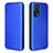 Funda de Cuero Cartera con Soporte Carcasa L02Z para Oppo A16 Azul