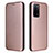 Funda de Cuero Cartera con Soporte Carcasa L02Z para Oppo A53s 5G Oro Rosa