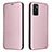 Funda de Cuero Cartera con Soporte Carcasa L02Z para Oppo A55S 5G Oro Rosa