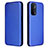 Funda de Cuero Cartera con Soporte Carcasa L02Z para Oppo A74 5G Azul