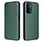 Funda de Cuero Cartera con Soporte Carcasa L02Z para Oppo A74 5G Verde