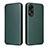 Funda de Cuero Cartera con Soporte Carcasa L02Z para Oppo A78 4G Verde