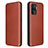 Funda de Cuero Cartera con Soporte Carcasa L02Z para Oppo A94 4G Marron