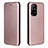 Funda de Cuero Cartera con Soporte Carcasa L02Z para Oppo A94 5G Oro Rosa