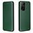 Funda de Cuero Cartera con Soporte Carcasa L02Z para Oppo A94 5G Verde