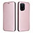 Funda de Cuero Cartera con Soporte Carcasa L02Z para Oppo Find X5 5G Oro Rosa