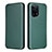 Funda de Cuero Cartera con Soporte Carcasa L02Z para Oppo Find X5 5G Verde