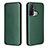 Funda de Cuero Cartera con Soporte Carcasa L02Z para Oppo Reno5 A Verde