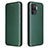 Funda de Cuero Cartera con Soporte Carcasa L02Z para Oppo Reno5 F Verde