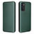 Funda de Cuero Cartera con Soporte Carcasa L02Z para Oppo Reno6 5G Verde