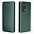 Funda de Cuero Cartera con Soporte Carcasa L02Z para Oppo Reno6 Pro+ Plus 5G Verde