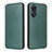 Funda de Cuero Cartera con Soporte Carcasa L02Z para Oppo Reno8 T 4G Verde