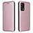 Funda de Cuero Cartera con Soporte Carcasa L02Z para Realme GT Master 5G Oro Rosa