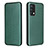 Funda de Cuero Cartera con Soporte Carcasa L02Z para Realme GT Master 5G Verde