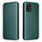 Funda de Cuero Cartera con Soporte Carcasa L02Z para Realme Narzo 50 4G Verde