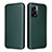 Funda de Cuero Cartera con Soporte Carcasa L02Z para Realme V23 5G Verde