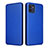 Funda de Cuero Cartera con Soporte Carcasa L02Z para Samsung Galaxy A03 Azul