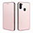 Funda de Cuero Cartera con Soporte Carcasa L02Z para Samsung Galaxy A11 Oro Rosa