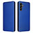 Funda de Cuero Cartera con Soporte Carcasa L02Z para Samsung Galaxy A14 4G Azul