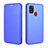 Funda de Cuero Cartera con Soporte Carcasa L02Z para Samsung Galaxy A21s Azul