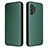 Funda de Cuero Cartera con Soporte Carcasa L02Z para Samsung Galaxy A32 4G Verde