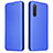 Funda de Cuero Cartera con Soporte Carcasa L02Z para Samsung Galaxy A41 SC-41A Azul