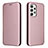 Funda de Cuero Cartera con Soporte Carcasa L02Z para Samsung Galaxy A53 5G Oro Rosa