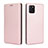 Funda de Cuero Cartera con Soporte Carcasa L02Z para Samsung Galaxy A81 Oro Rosa